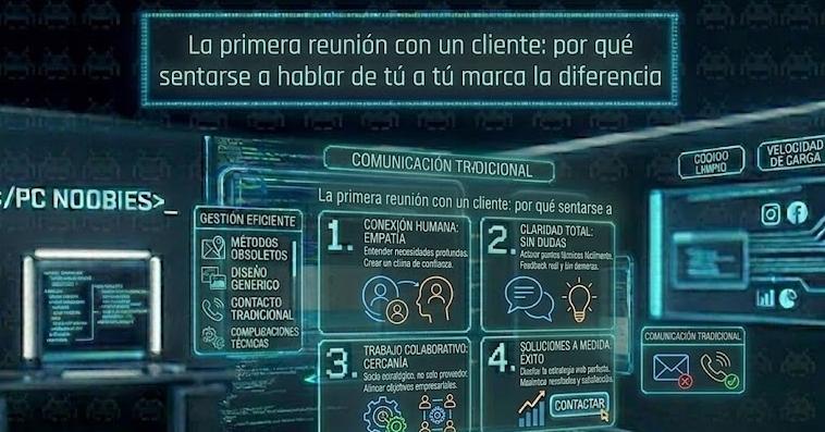 La primera reunión con un cliente: por qué sentarse a hablar de tú a tú marca la diferencia