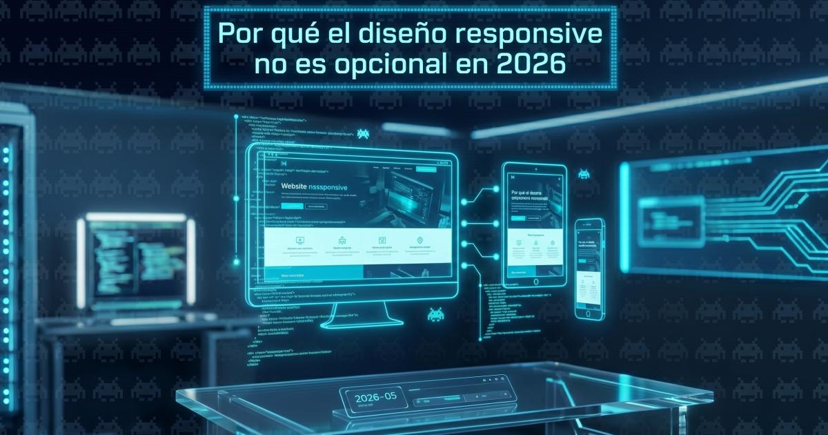 Por qué el diseño responsive no es opcional en 2026